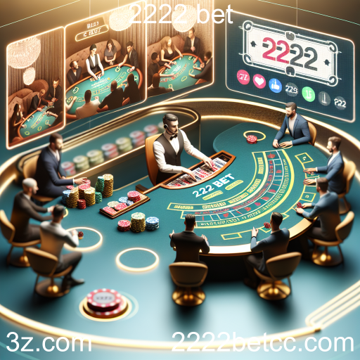 A Emoção do Cassino Ao Vivo na 2222 Bet